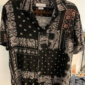 Urban Outfitters Bandana Print button-up